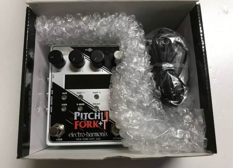 EHX Electro-Harmonix Pitch Fork + Polyphonic Pitch Shift Pedal w/ Original box & paperwork image 1