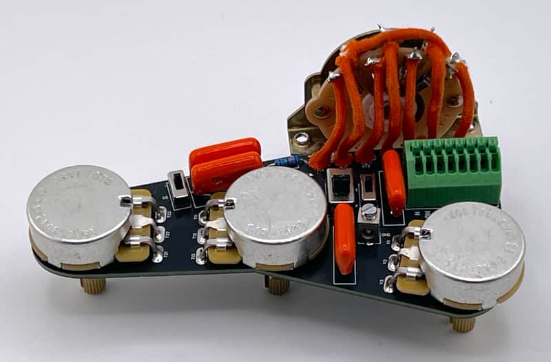 Calitone Strat Solderless Wiring Harness with Tone Control Select & More image 1
