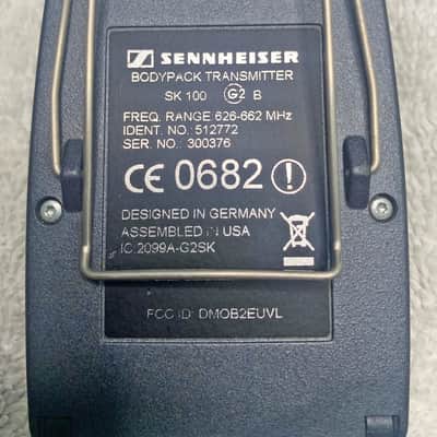 Sennheiser EW 100 G2 Wireless System (B-Band: 626–662 MHz) MINT - w/ BOX & PAPERS image 4