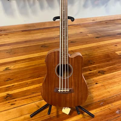 Gold Tone M-Bass/FL Micro 23" Scale Fretless Acoustic/Electric Bass 2010s - Natural image 1