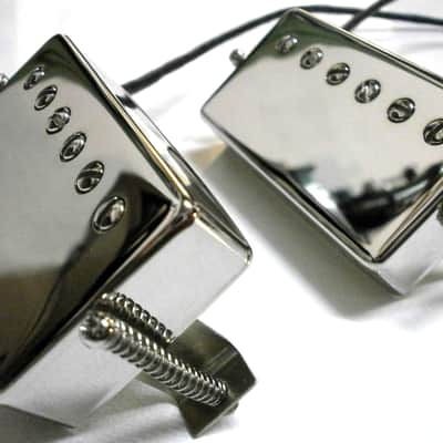 Q pickups 58-59 PAF Humbucker VINTAGE CORRECT Clone Nickel Chrome 1958 1959 1960 Fits Gibson Greco image 4