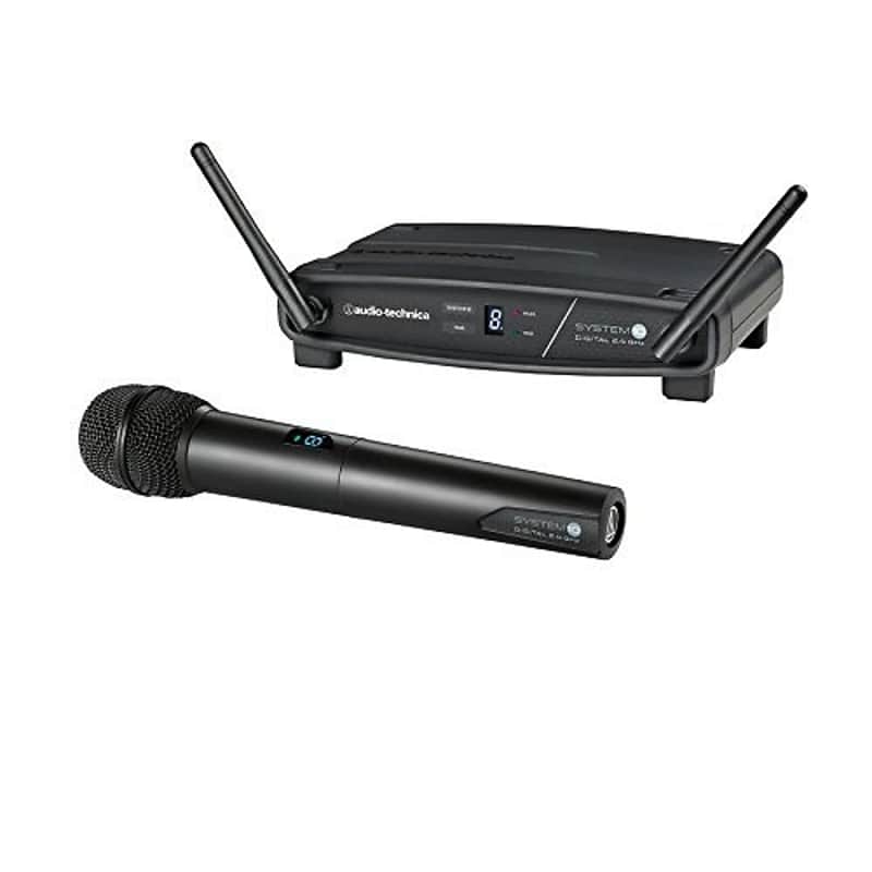 Audio-Technica System 10 ATW-1102 Wireless Handheld Microphone System with 2.4 GHz Range image 1