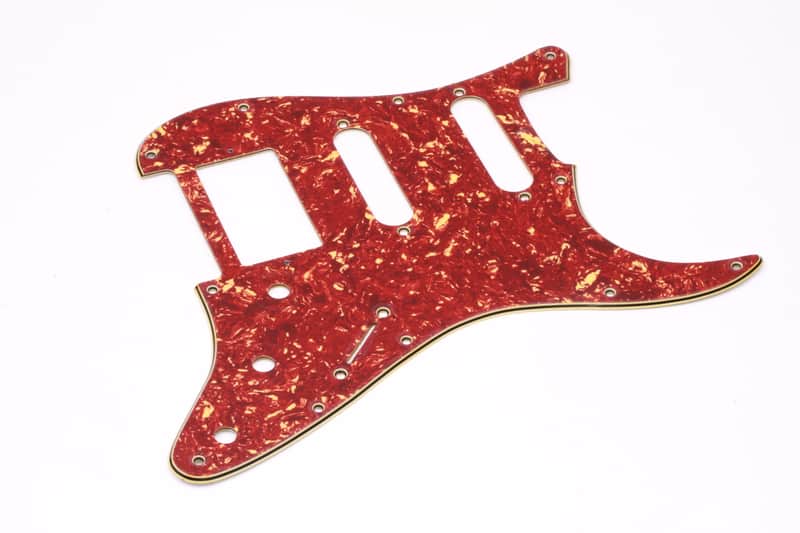 Aged ST62' HSS HB Cover Routing "Red Tortoise" fits Fender Strat®US/Vint.Mex Series image 1