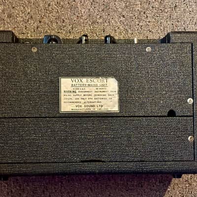 Vox Escort battery/mains aka The Busker 70ies - Black image 5