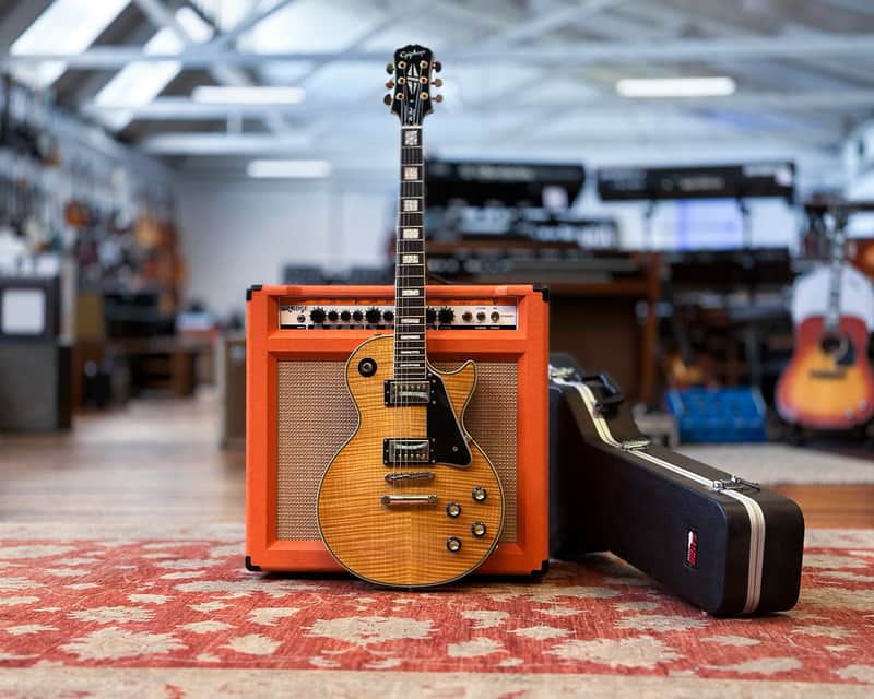 2007 Epiphone Les Paul Custom Plus - Natural Flame Maple | Reverb