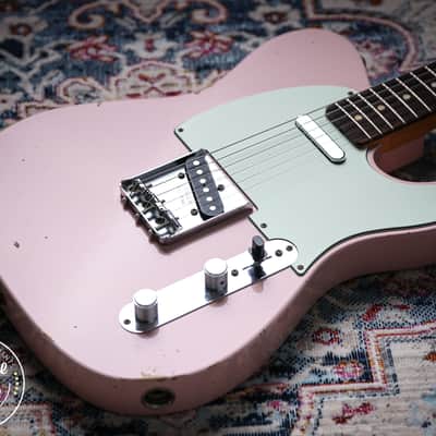 2021 Fender Custom Shop 59' Telecaster Relic Shell Pink image 17