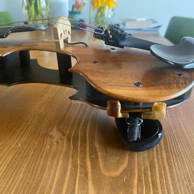 Rare: Tucker Barrett Luma - 5 string electric Violin/Viola - Hawaiian Koa wood image 6