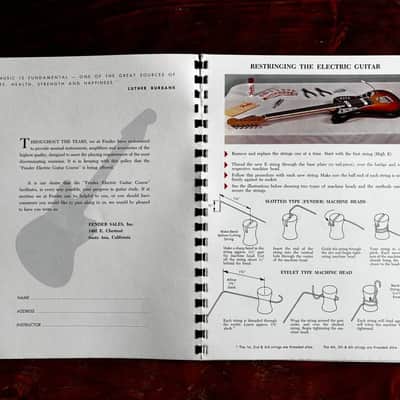 1966 FENDER ELECTRIC GUITAR COURSE BOOK TWO image 2