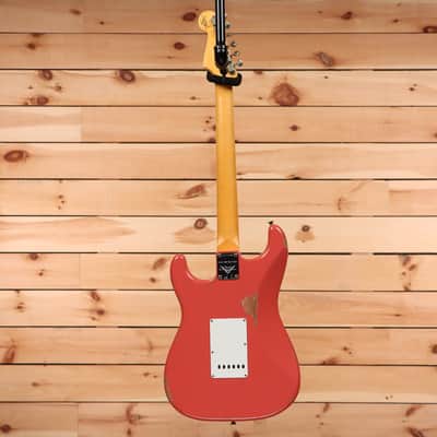 Fender Custom Shop Limited 1960 Stratocaster Relic - Faded/Aged Tahitian Coral-CZ576499 image 9
