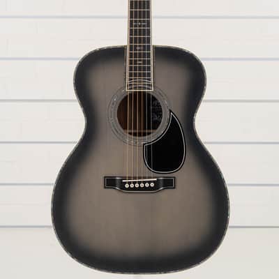 Martin OM-45 John Mayer Signature 20th Anniversary Grand Auditorium Acoustic Guitar, Solid Spruce Top, Platinum Gray Burst image 17