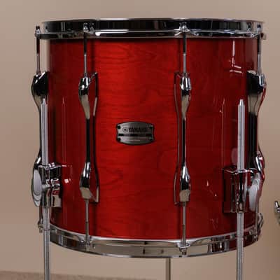 Yamaha Recording Custom Autumn Red Lacquer Drum Set 16x20 8x12 and 13x14 image 2