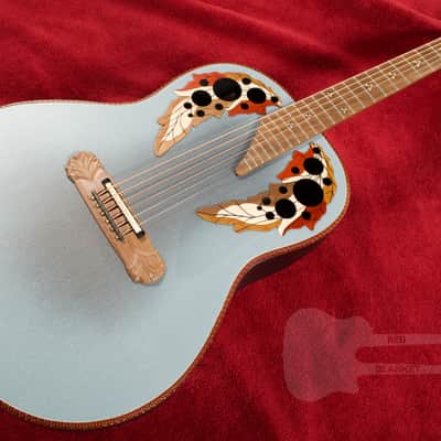 Ovation Adamas 1687GT-8 Deep Bowl Reverse Blue Burst image 4