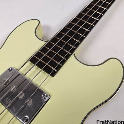 Warwick RockBass Star Bass 4-String Bass Solid Creme White 32" Scale 8.34lbs #569789-25 image 9