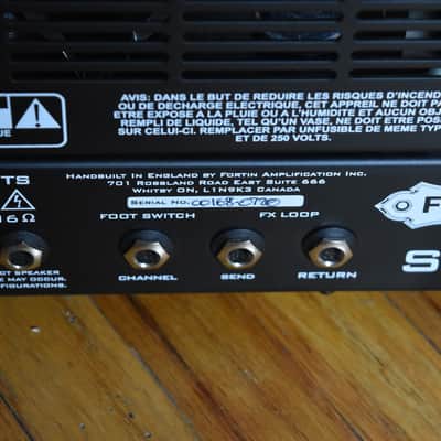 Fortin Sigil, 20-watt High gain tube amp head, Great condition, UK made image 11
