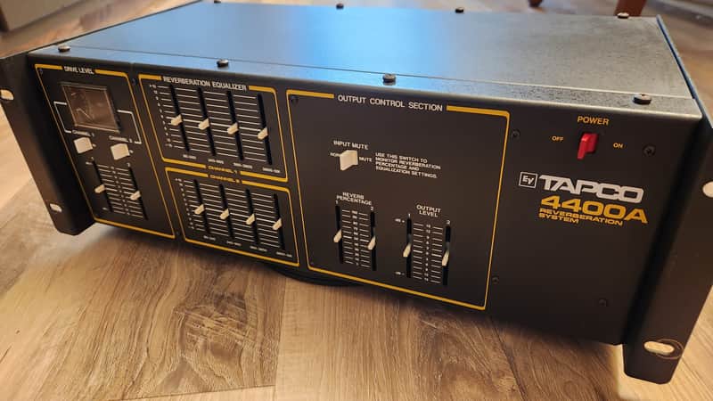 Tapco 4400A Stereo Spring Reverb - Serviced, Excellent! image 1