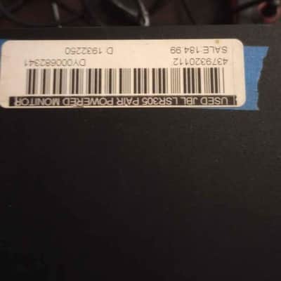 JBL LSR305 2-Way powered Studio Monitors (Pair) 2010s - Black image 3
