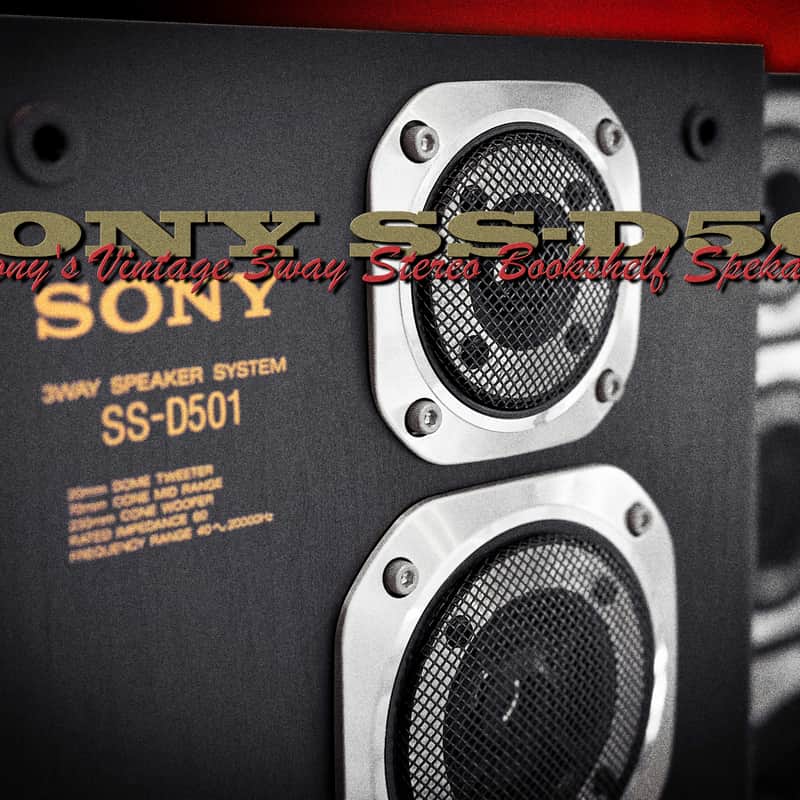 late 80’s Sony SS-D501 Black