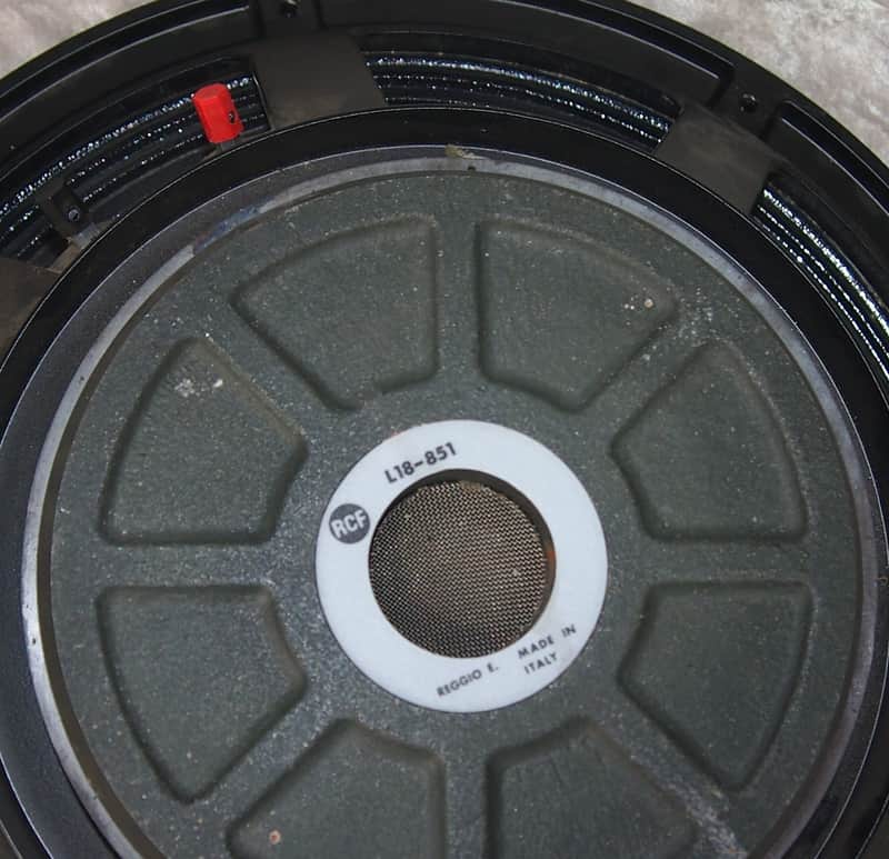 RCF L18 851 18 inch subwoofer speaker 8 ohms | Reverb