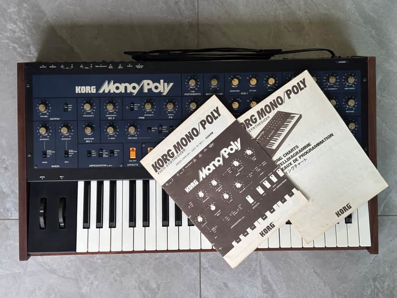 Korg Mono/Poly (1984) 4-VCO Analog Synthesizer - Fully serviced image 1