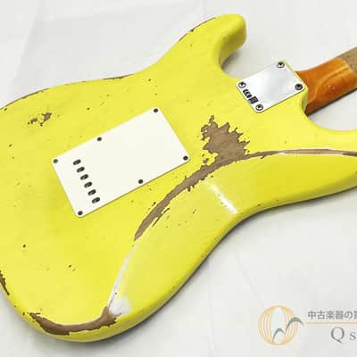 Fender 1961 Stratocaster Heavy Relic Graffiti Yellow 2022 image 4