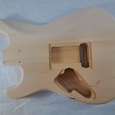 Unfinished Basswood SSS Strat Stratocaster body Fits Fender neck J2426 image 3