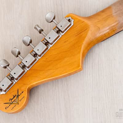 2023 Fender Custom Shop Limited Edition 1959 Special Stratocaster Journeyman Relic Olympic White w/ Case, CoA image 5