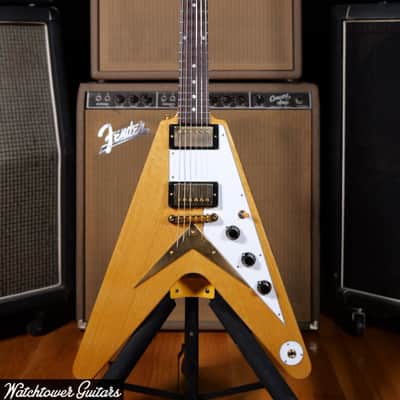 2022 Gibson 1958 Flying V Korina (White Pickguard) image 3