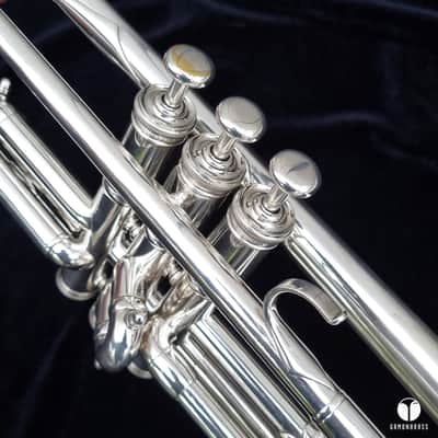 F. Besson pre war 88xxx GRAND PRIX trumpet - silver plated gamonbrass image 16