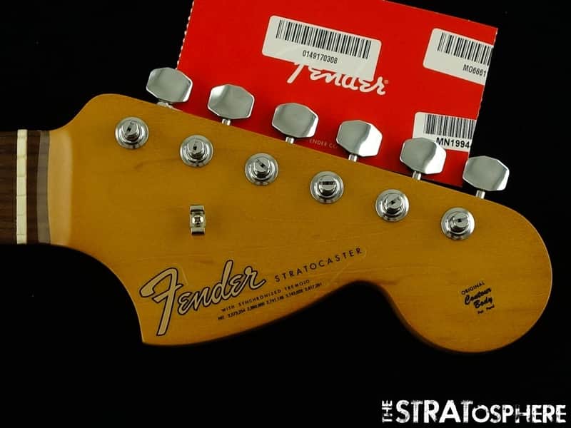 Fender Vintera III Late 60s Stratocaster Strat NECK w/ TUNERS 1960s Rosewood ''C'' image 1