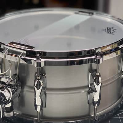 Yamaha RAS-1465 Recording Custom 6.5x14" Aluminum Snare Drum 2016 - Present - Silver/Chrome imagen 4