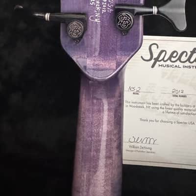 Spector NS-2 2025 - 32 inch scale Ultra Violet gloss 2025 image 3