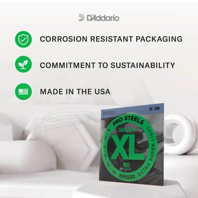 D'Addario XL ProSteels Electric Guitar Strings | 10-46 (Regular Light) image 5