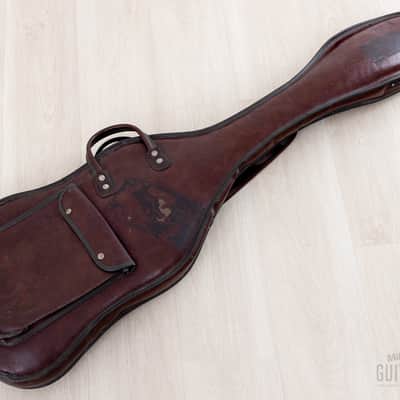 1982 Aria Pro II SB-R60 PR Vintage Neck Through Bass Padauk Red, Near-Mint, Japan Matsumoku image 18