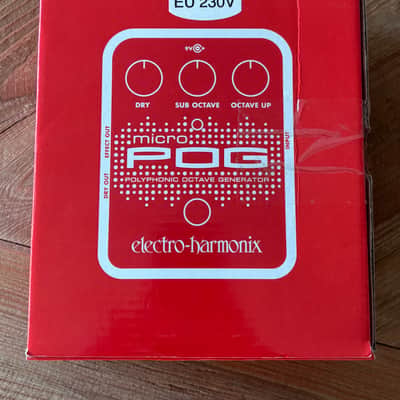 Electro-Harmonix Micro POG Polyphonic Octave Generator 2007 - Present Red / Gray image 3