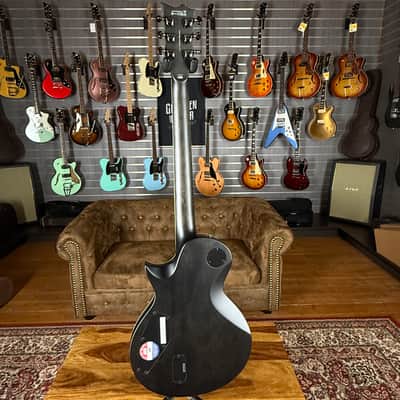 ESP LTD EC-401 QM See Thru Black Satin - 3,561 kg - SN# W22081181 - NEW image 10