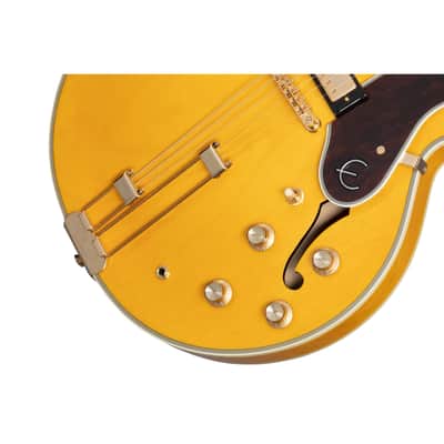 Epiphone Sheraton Natural - Semi Acoustic Guitar image 6