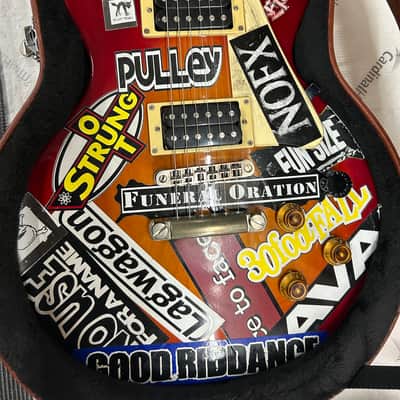 Epiphone Les Paul 100 80’s 90’s - Cherry Burst “Sticker Bomb”💣 image 17