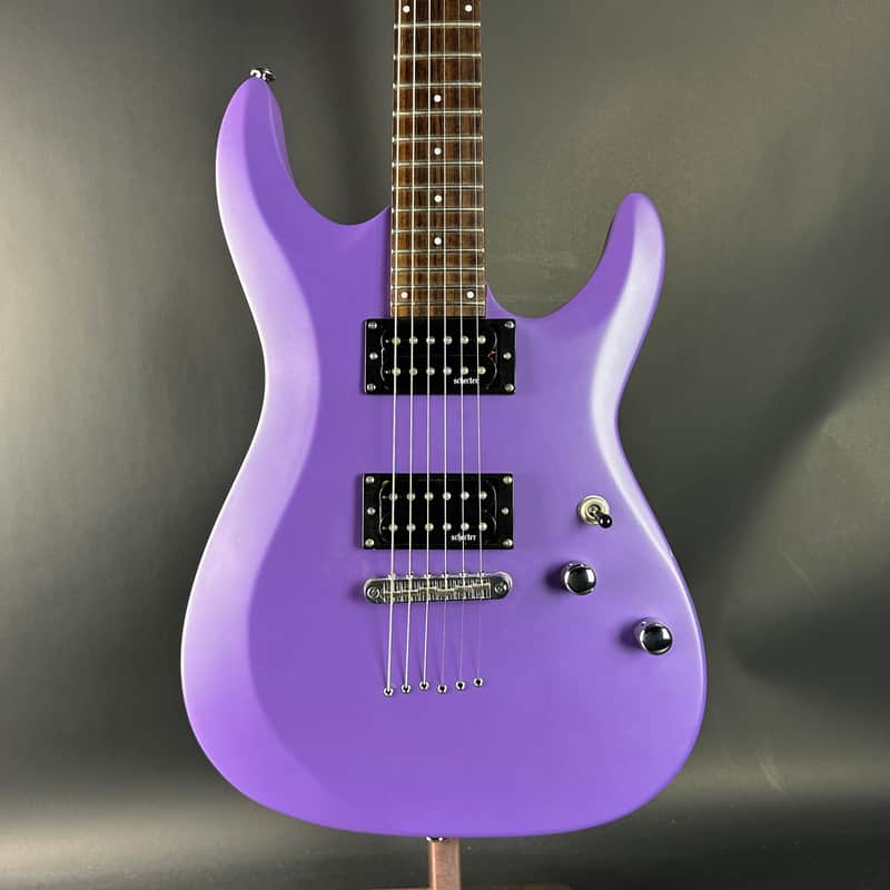 Used Schecter C-6 Deluxe Satin Purple w/bag TSU23767