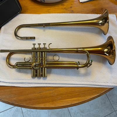 Selmer Paris Trumpet B700 1977 - Rose Brass, yellow Brass, nickel silver image 14