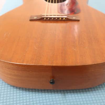 Vintage 1960s Harmony Grand Concert H162 5105 H165 000-18 All Mahogany Guitar Playable Project High Action At 12th Beautiful Condition Restoration Candidate Nice Patina Very Clean image 13