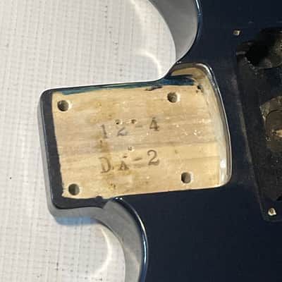 1990's Japan Jackson Professional DX2 Dark Blue Guitar Body Floyd Ready image 11