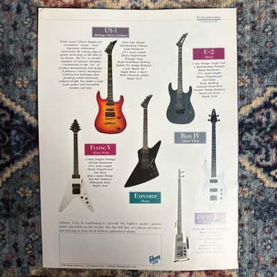 1987 Gibson The Great Adventure Legend & Future Vintage Guitar Catalogue! E14-1 image 2