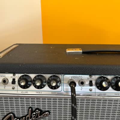 Fender Super Reverb "Drip Edge" 2-Channel 40-Watt 4x10" Guitar Combo 1968 - 1969 - Silverface image 2