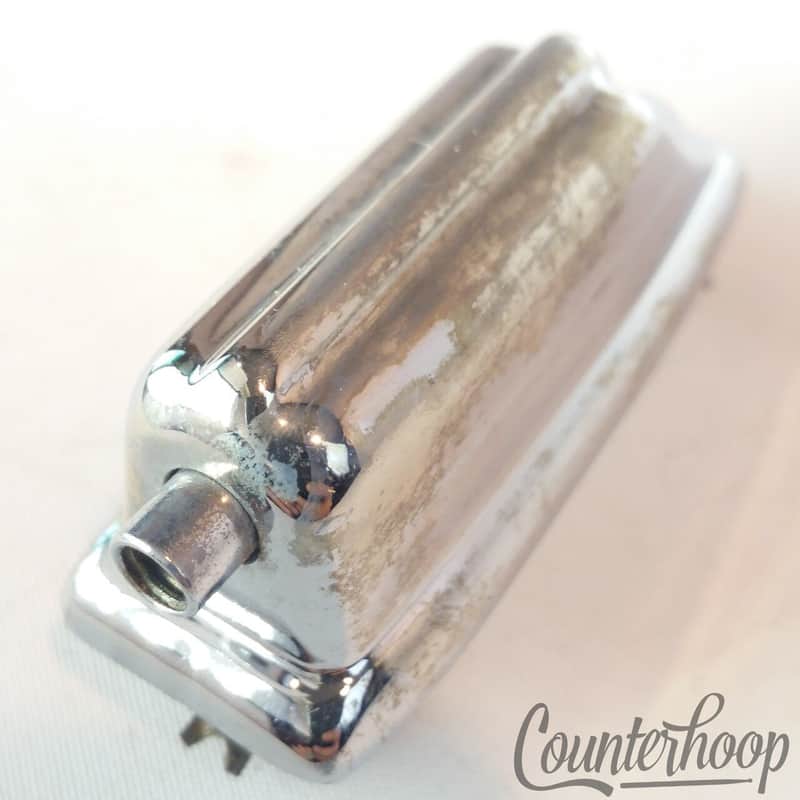 *Rogers Beavertail Bass Drum Lug Chrome Dayton/Fullerton Powertone Vintage 60s* image 1
