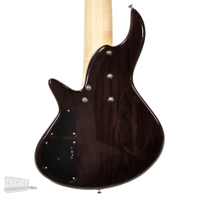 Xotic XB-2 6-String Bass Bocote/Ash Natural Top w/Trans Black Back image 3
