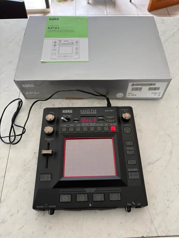 Korg KP3+ Kaoss Pad 3 + Dynamic Effects Unit/Sampler | Reverb