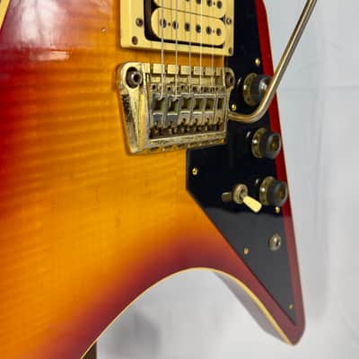 Ibanez X Series Rocket Roll II RR-550 W/ OHSC MIJ Japan 1983 - Cherry Sunburst image 6