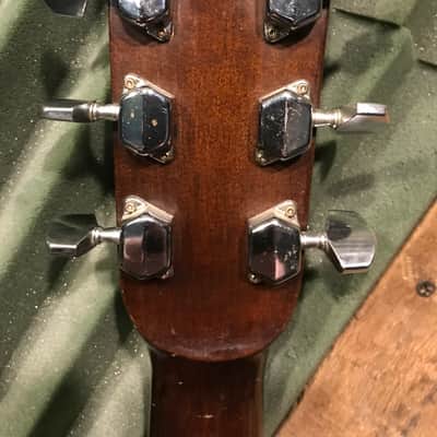 Vintage 1980s Sigma DM-3M Acoustic Dreadnought with Hardshell Case image 9