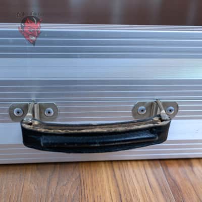 Fender Hendrix Monterey Flight Case 1997 - Black & Chrome With Blue Interior image 10