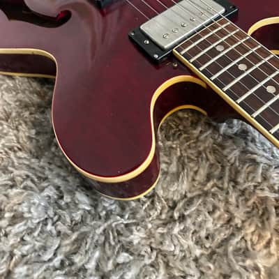 Hondo Deluxe 945 ES335 style - Vintage Gibson P/U - OHSC image 8